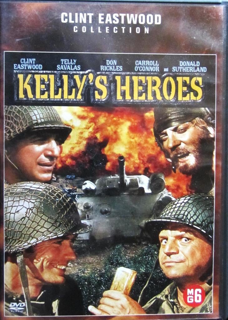 DVD OORLOG- KELLY'S HEROES (CLINTEASTWOOD- TELLY SAVALAS), Cd's en Dvd's, Alle leeftijden, Ophalen of Verzenden, Zo goed als nieuw