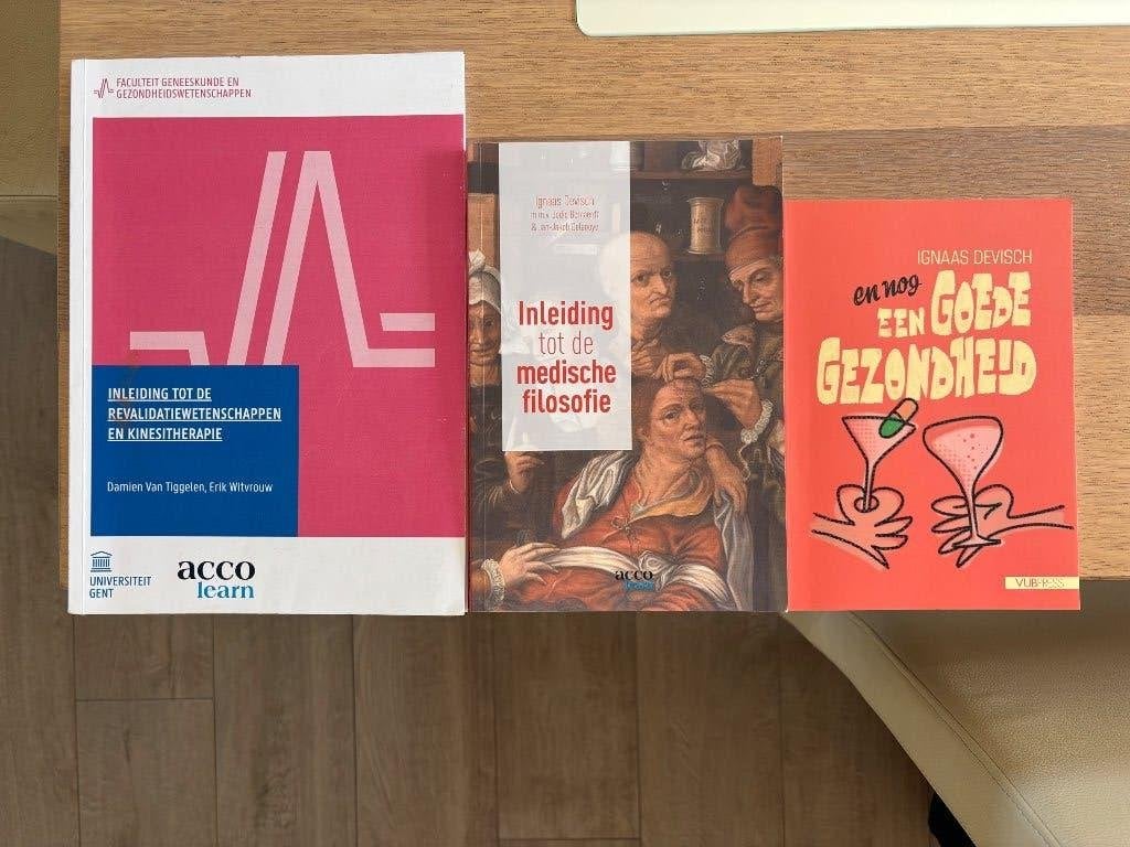 Boeken UGent 1e jaar kine, Enlèvement, Comme neuf, Enseignement supérieur