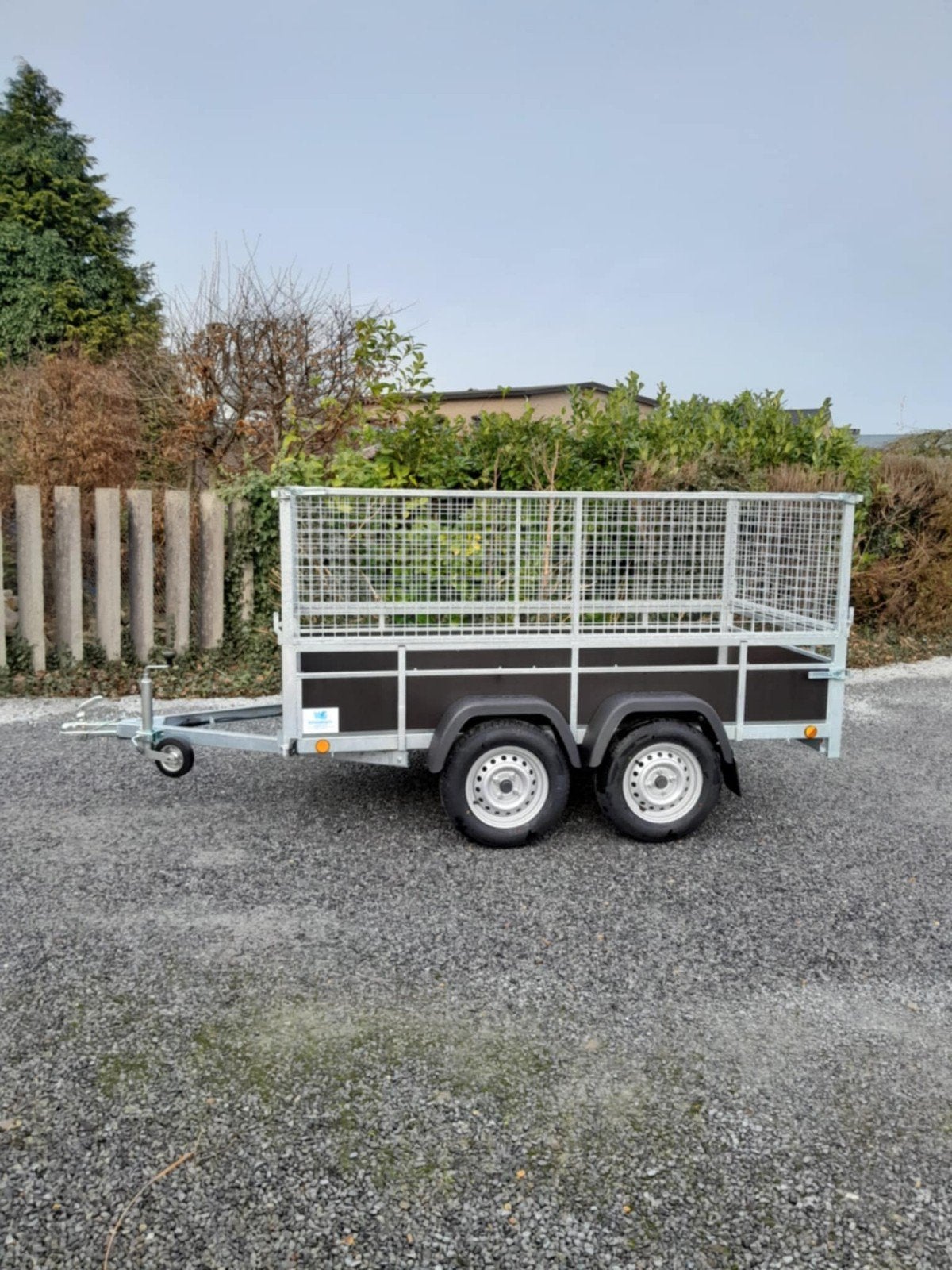 dubbelas 300x 131 met loofrekken, Auto diversen, Aanhangers en Bagagewagens, Ophalen