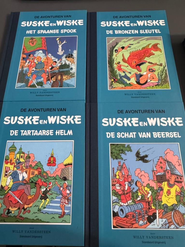Suske en Wiske luxe blauwe reeks Hardcover (complete set), Complete serie of reeks, Ophalen of Verzenden, Zo goed als nieuw