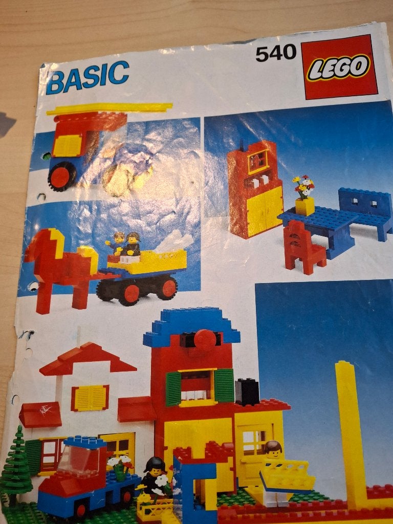 Lego 540 basic building set, Ophalen of Verzenden, Compleet, Lego, LEGOLAND