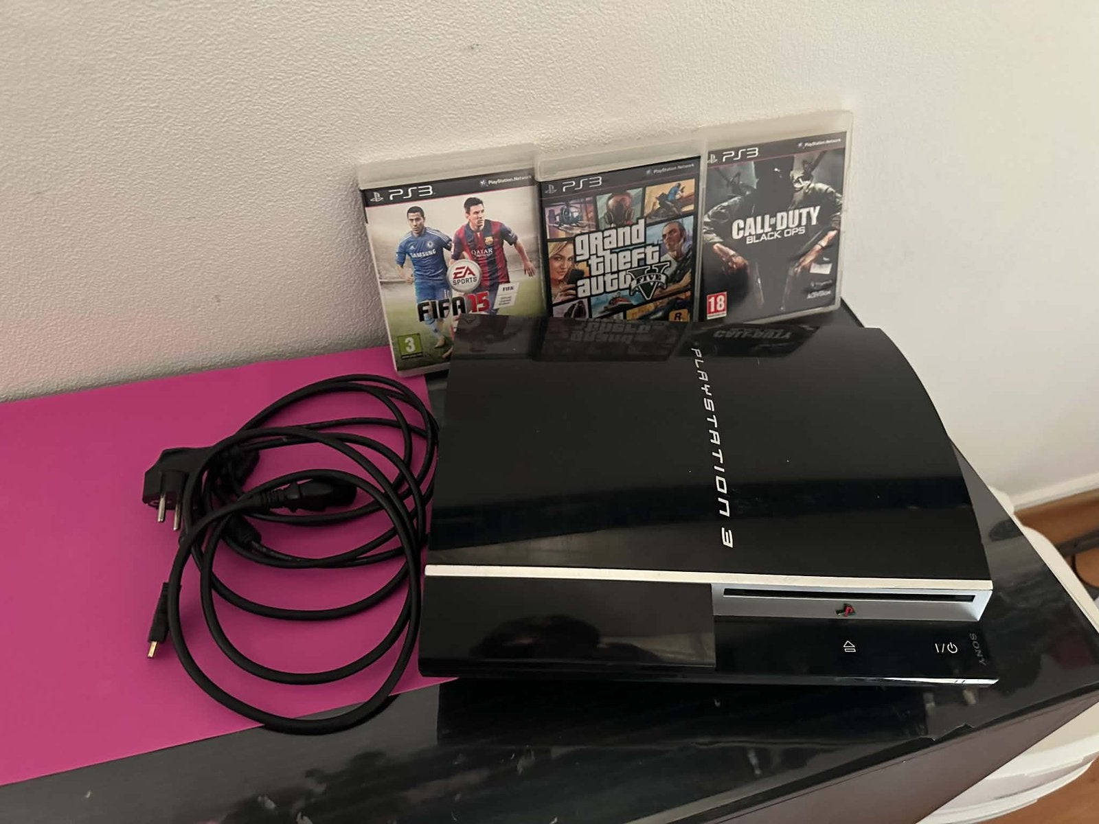 PlayStation 3 Phat, Ophalen, Zo goed als nieuw, Met 2 controllers, Phat