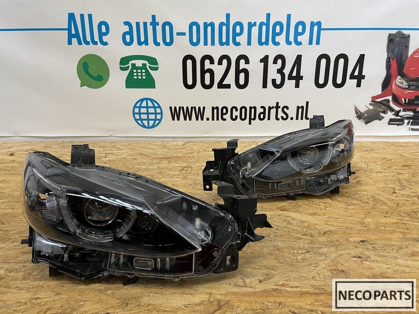MAZDA 6 VOL LED KOPLAMPEN ORIGINEEL GEEN XENON, -, Mazda, Utilisé, -