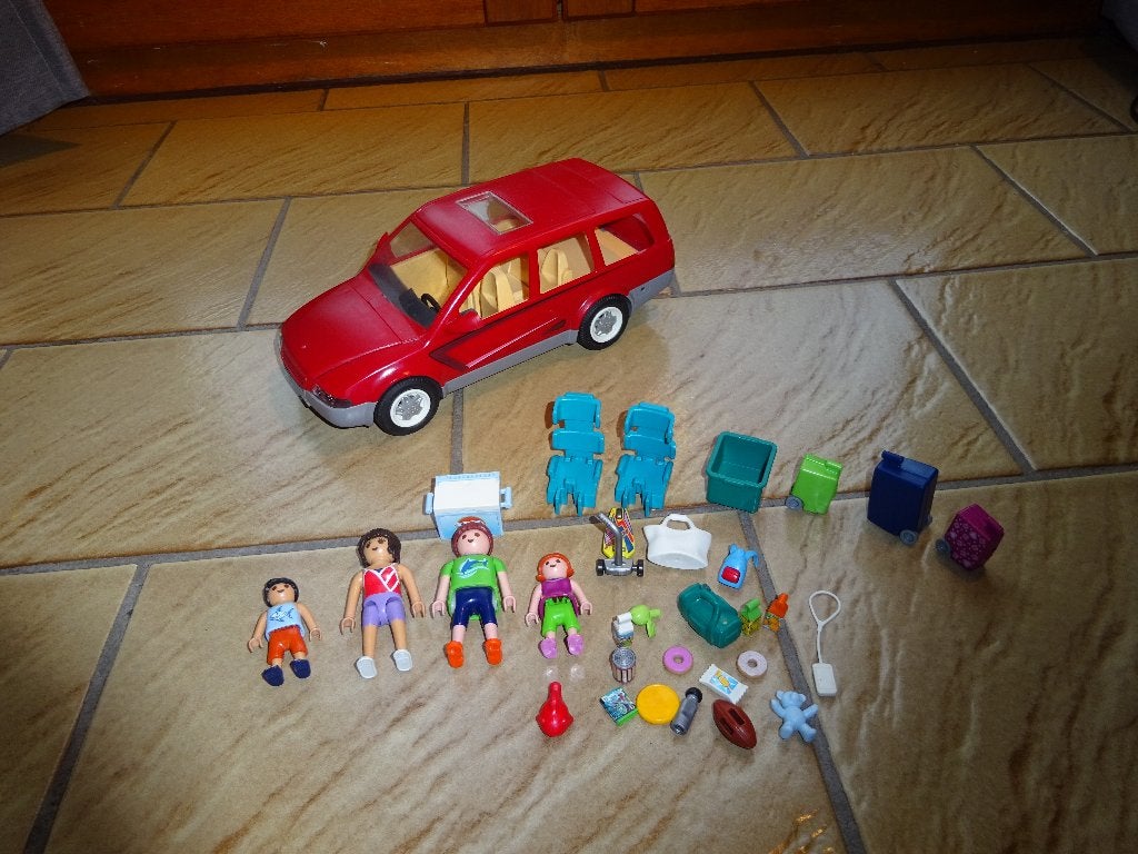 Voiture familiale Playmobil, Enlèvement ou Envoi, Comme neuf, Kit complet, Véhicule