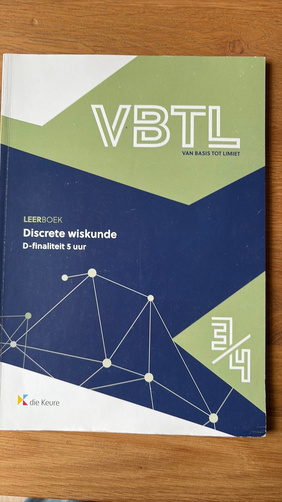 VBTL 3/4 Discrete wiskunde D-finaliteit 5 uur, Boeken, Schoolboeken, Ophalen, Zo goed als nieuw