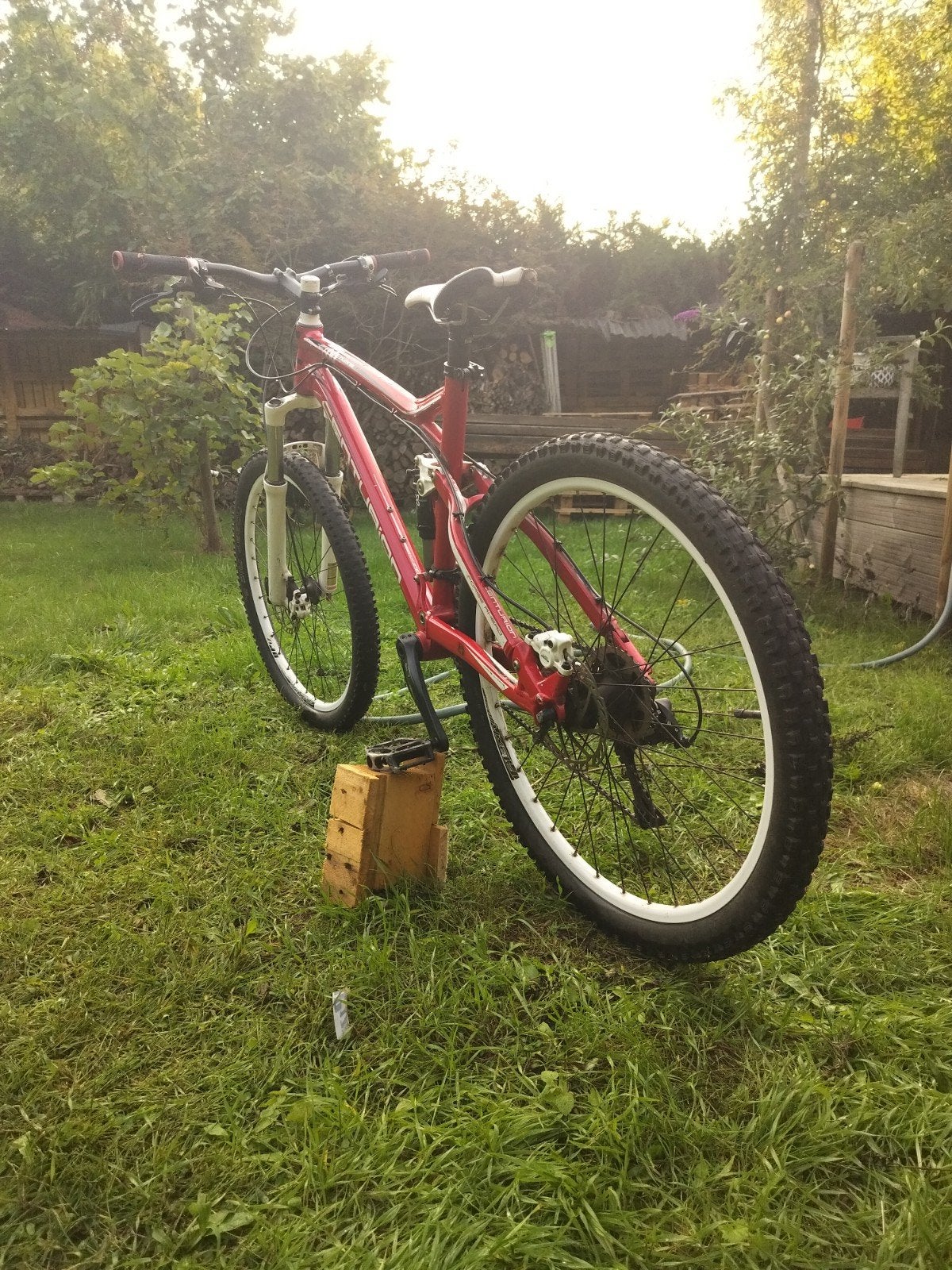 Full suspension MTB, Fietsen en Brommers, Gebruikt, Schijfrem, Ophalen, Overige merken