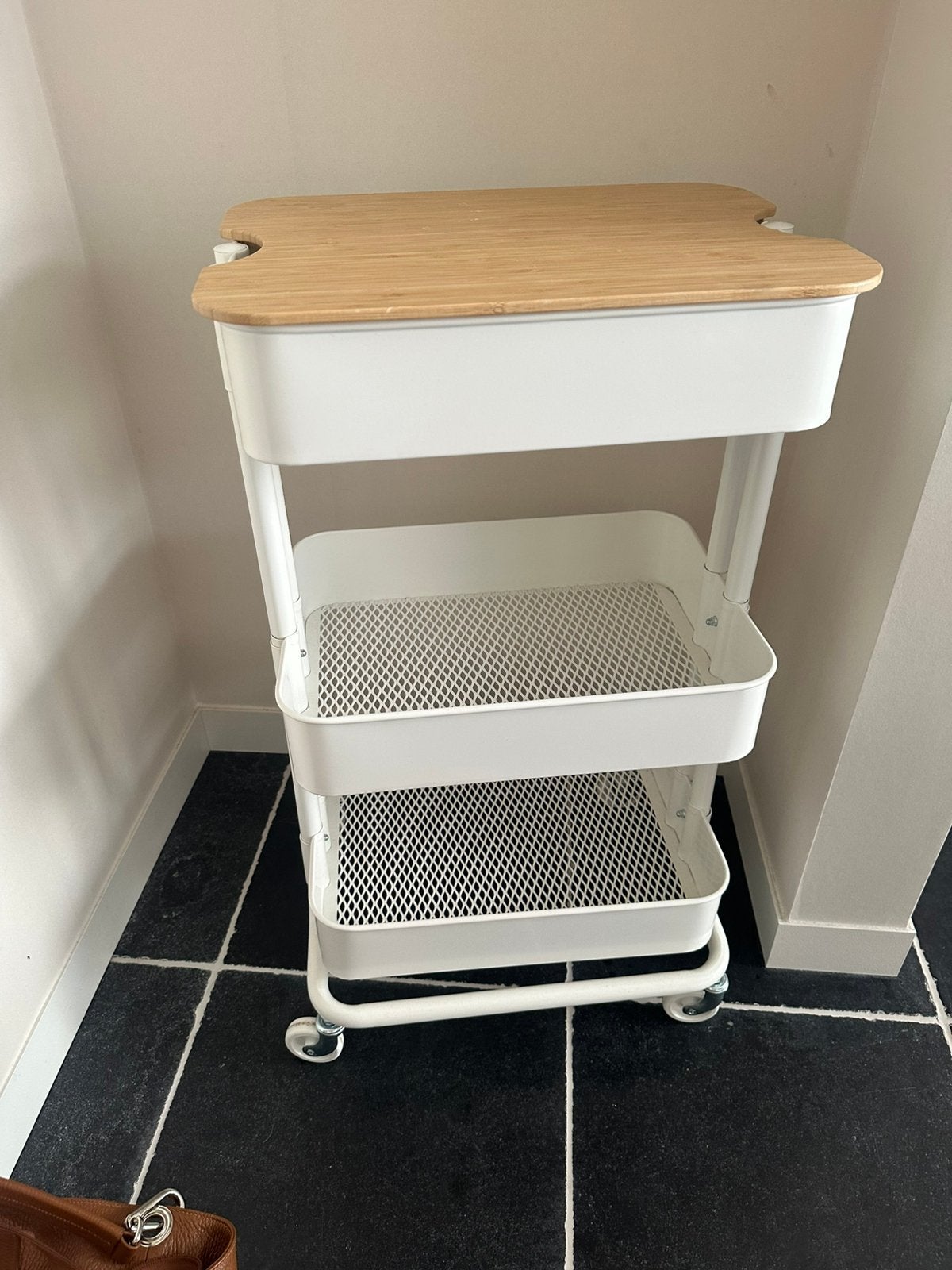 Trolley kastje rolkast ikea met deksel, Ophalen, Zo goed als nieuw