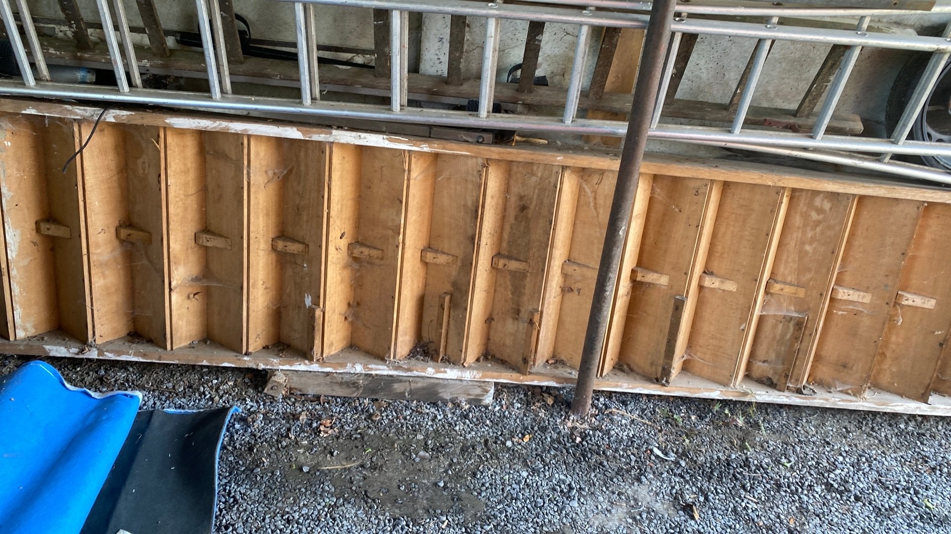 Trap hout 16 treden, Doe-het-zelf en Bouw, Ophalen, Gebruikt, Trap, 2 tot 4 meter