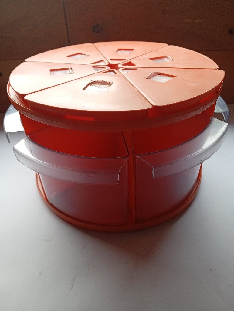 Castel vintage kruidencarrousel — 70 Space Age Orange Pop, Verzamelen, Ophalen of Verzenden