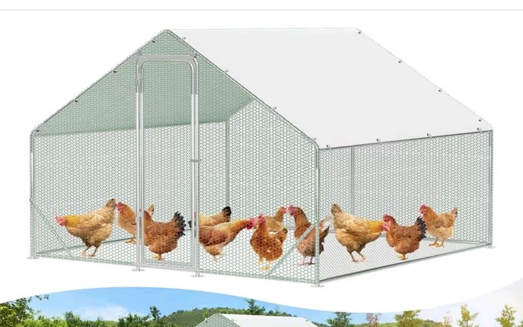 kippen ren 3 x 3 meter, Enlèvement