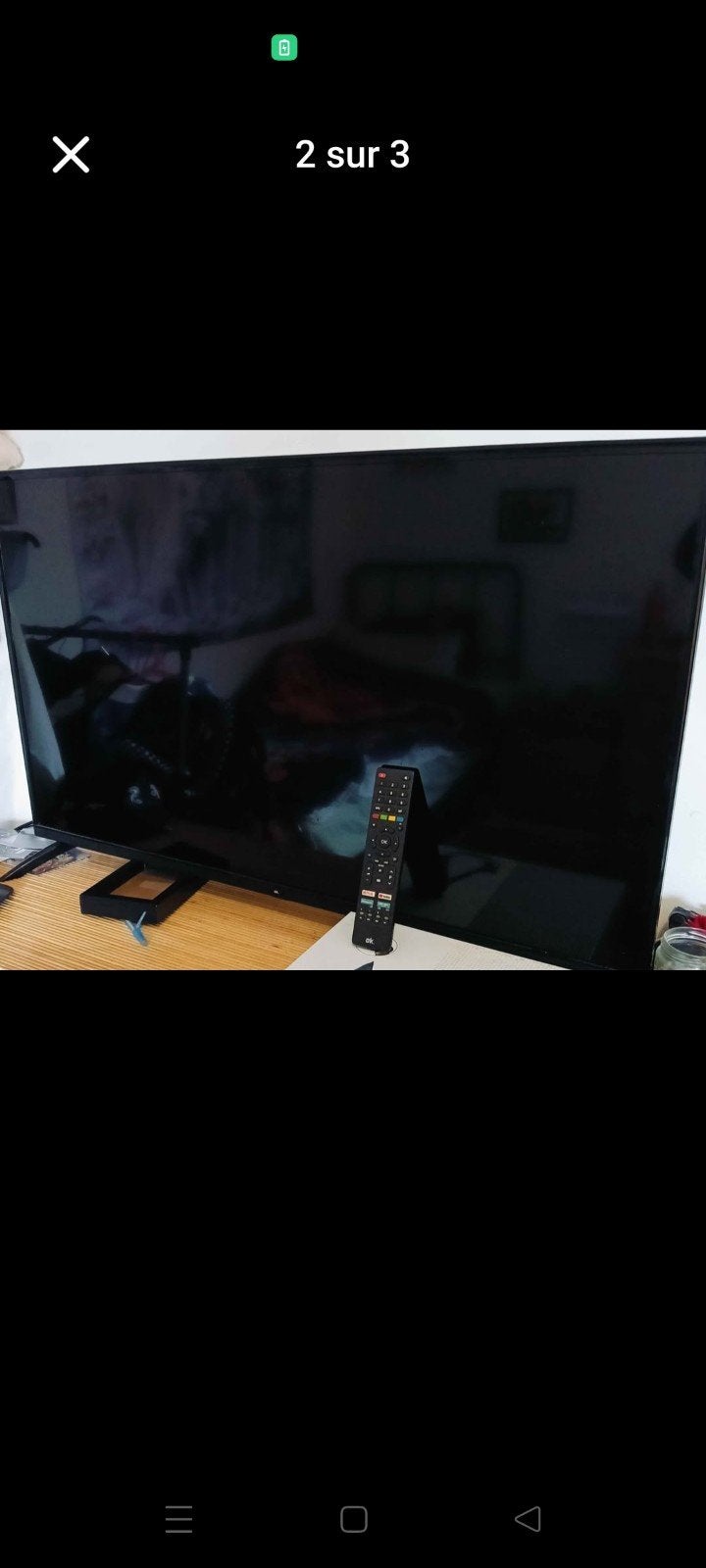 Télé smart tv OK 108 cm/42p Connecté, Autres marques, LED, 120 Hz, Enlèvement