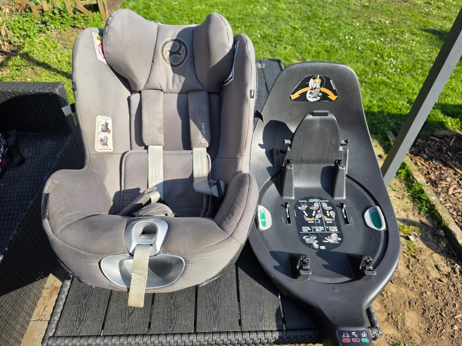 Cybex Sirona Z i-Size + Base Z, 360 draaibaar autostoeltje,, Gebruikt, Afneembare rugleuning, Isofix, Ophalen