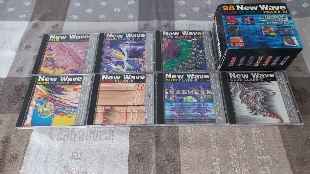 98 New Wave Club Class-X Traxx - Originele 7 CD Boxset, Cd's en Dvd's, Cd's | Verzamelalbums, Ophalen, Gebruikt, Boxset