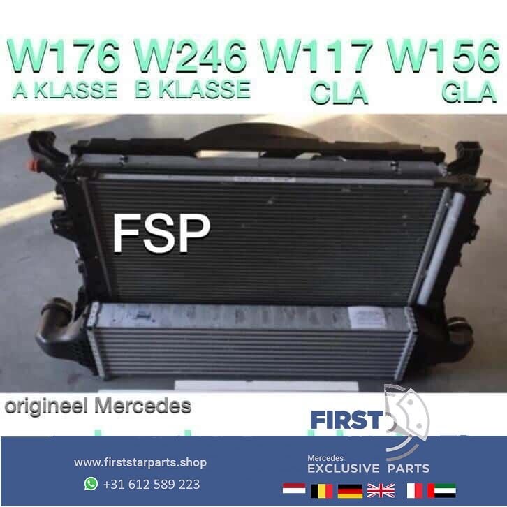 Koelerpakket Mercedes A Klasse W176 B W246 CLA W117 GLA W156, Auto-onderdelen, Gebruikt, -, Ophalen of Verzenden, -