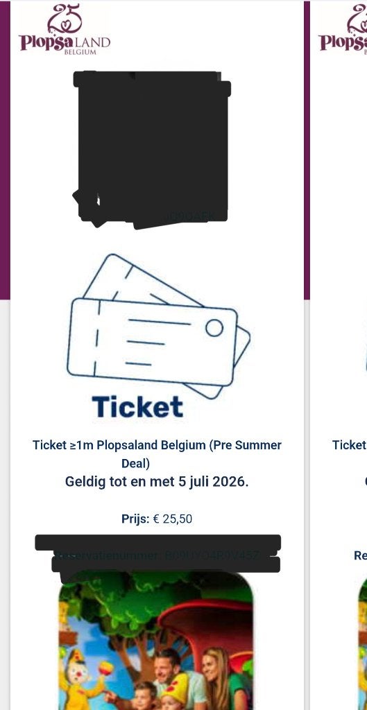 Billets pour Plopsaland De Panne, Tickets & Billets, Loisirs | Parcs d'attractions, Trois personnes ou plus, Ticket ou Carte d'accès