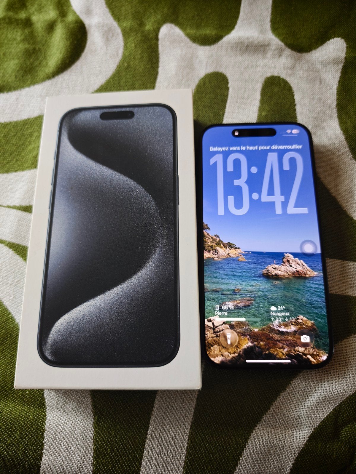 Iphone 15 pro 128G, Télécoms, Téléphonie mobile | Apple iPhone, 83 %, 128 GB, Enlèvement, Utilisé