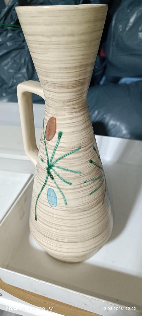 mooie aardewerk vaas uit de DDR, Antiquités & Art, Enlèvement ou Envoi
