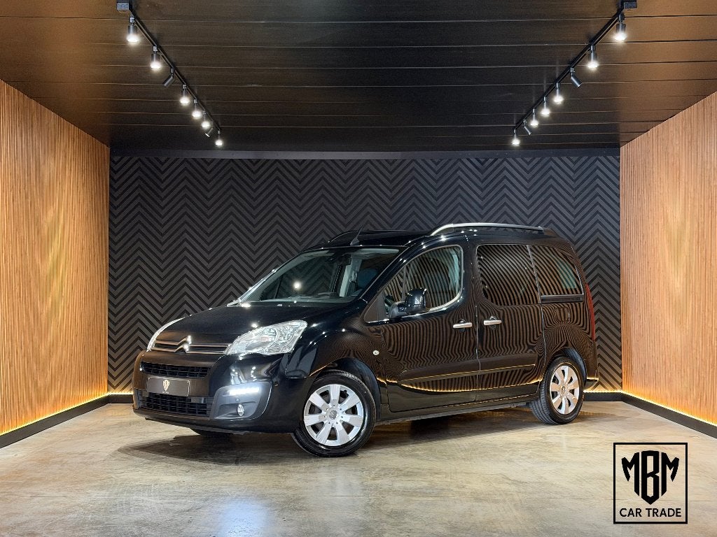 ✅Citroen Berlingo 1.2 Multispace GARANTIE Airco GPS Trekhaak, Voorwielaandrijving, 1199 cc, Zwart, 5 deurs