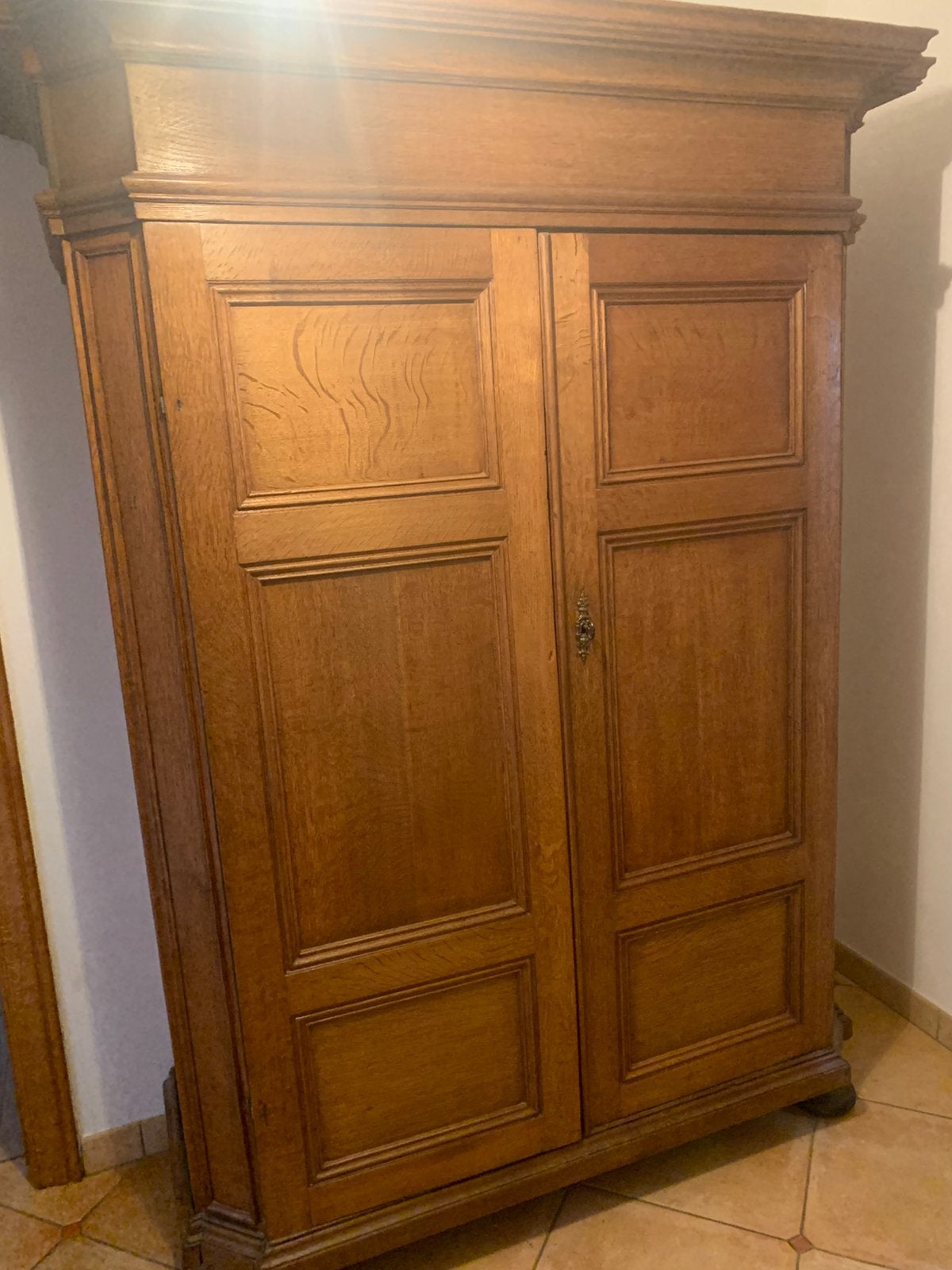 Garde robe en chêne, Antiquités & Art, Enlèvement