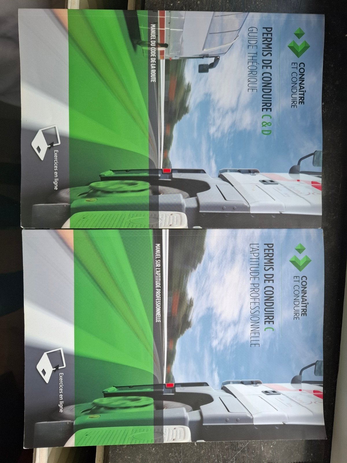 Permis camion ,cap, Enlèvement