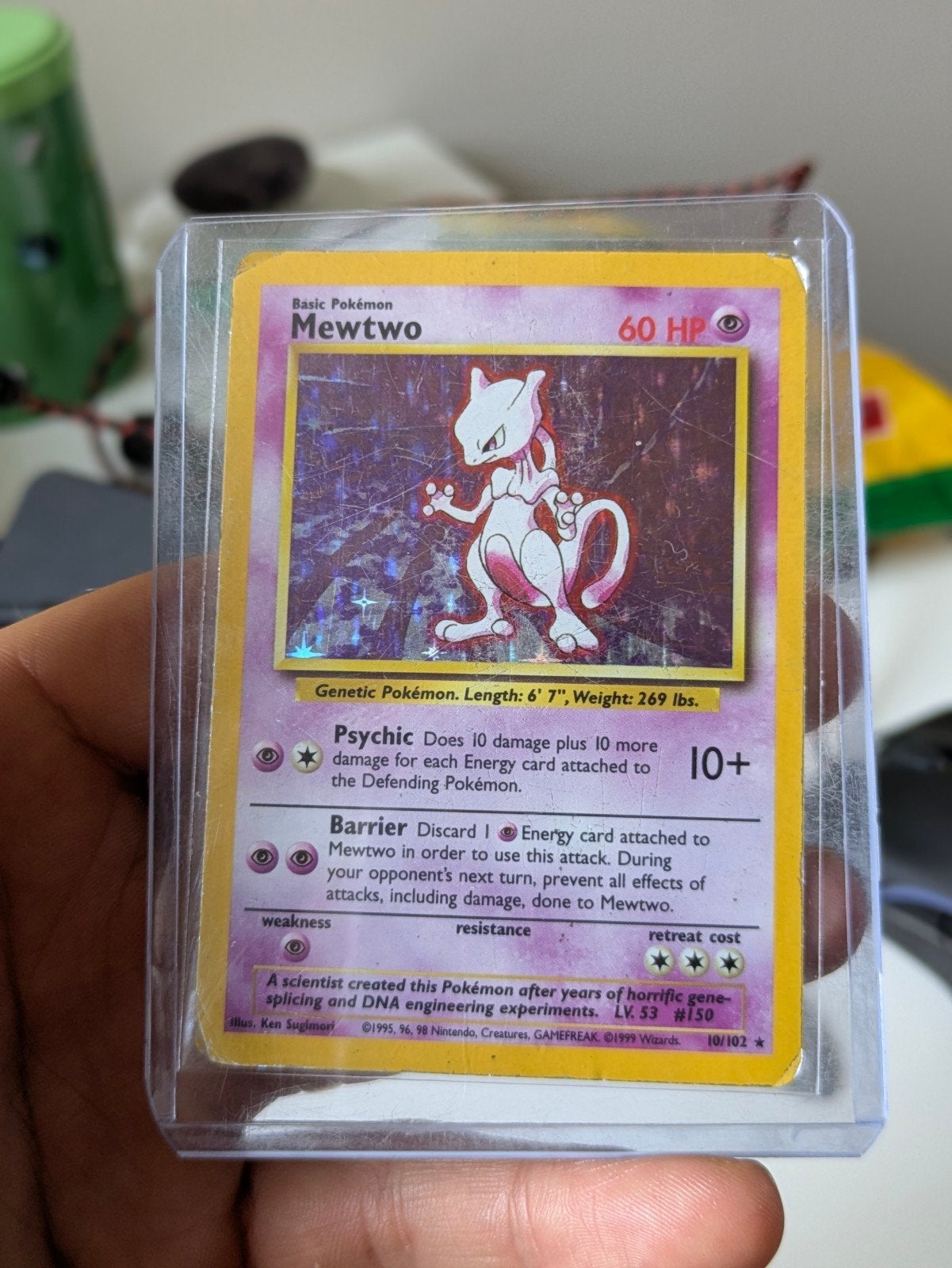 Mewtwo base set holo, Ophalen of Verzenden