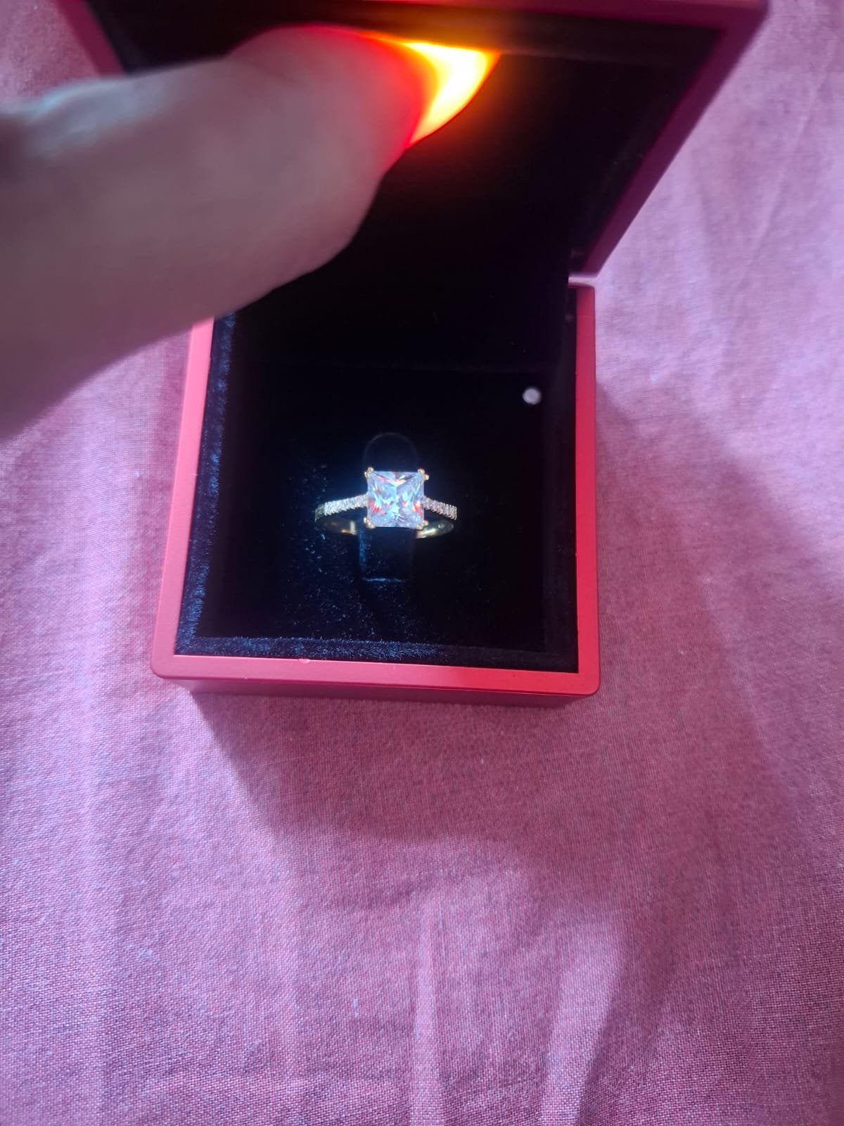 gouden ring 18k, Ophalen, Zo goed als nieuw