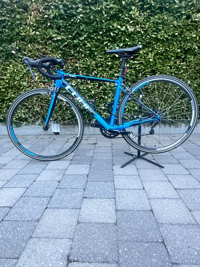 Koersfiets cube maat 46, Fietsen en Brommers, 28 inch, Velgrem, Aluminium, Minder dan 49 cm