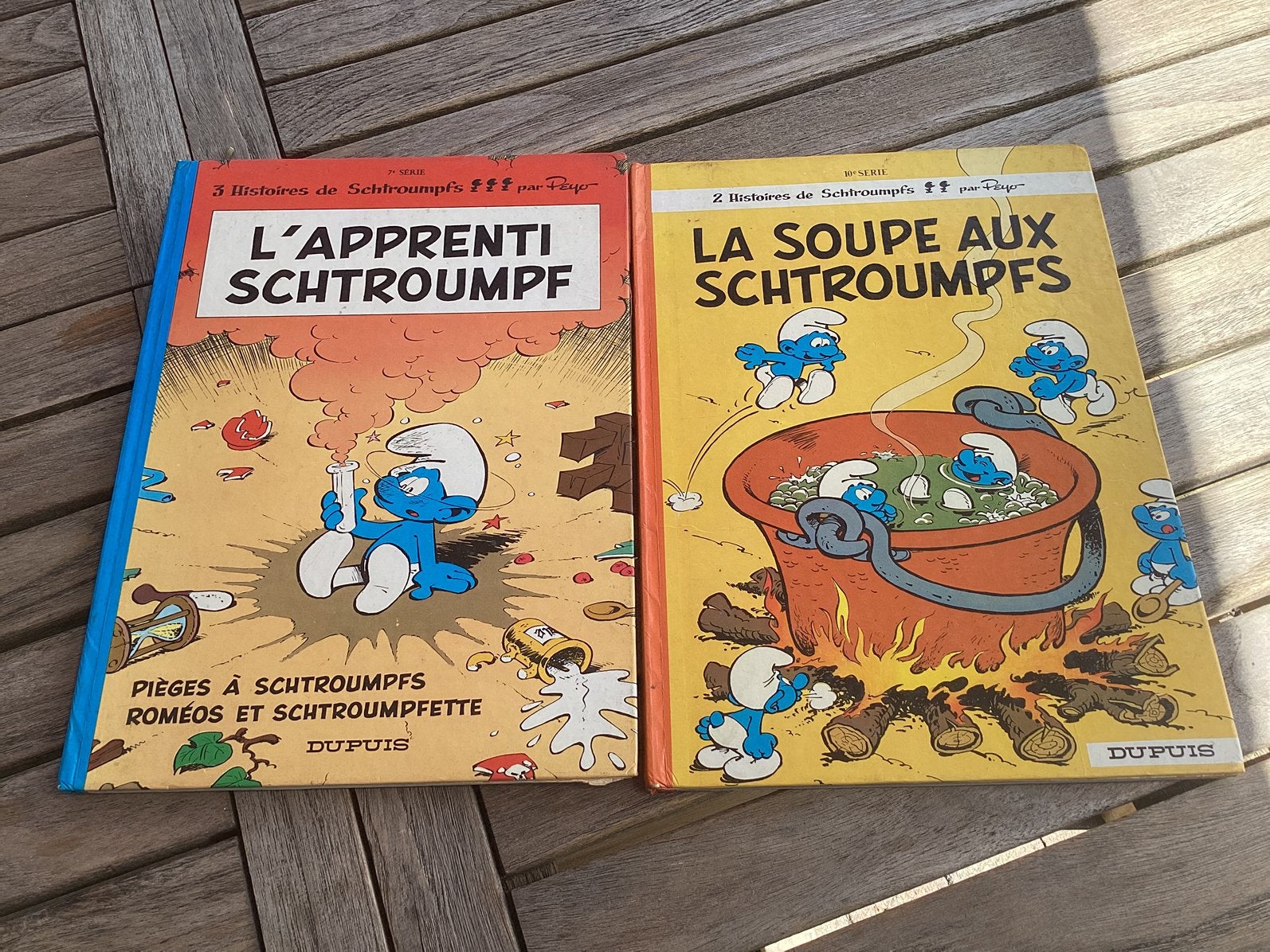 BD Schtroumpfs (1975 et 1976), Collections, Enlèvement ou Envoi, Utilisé