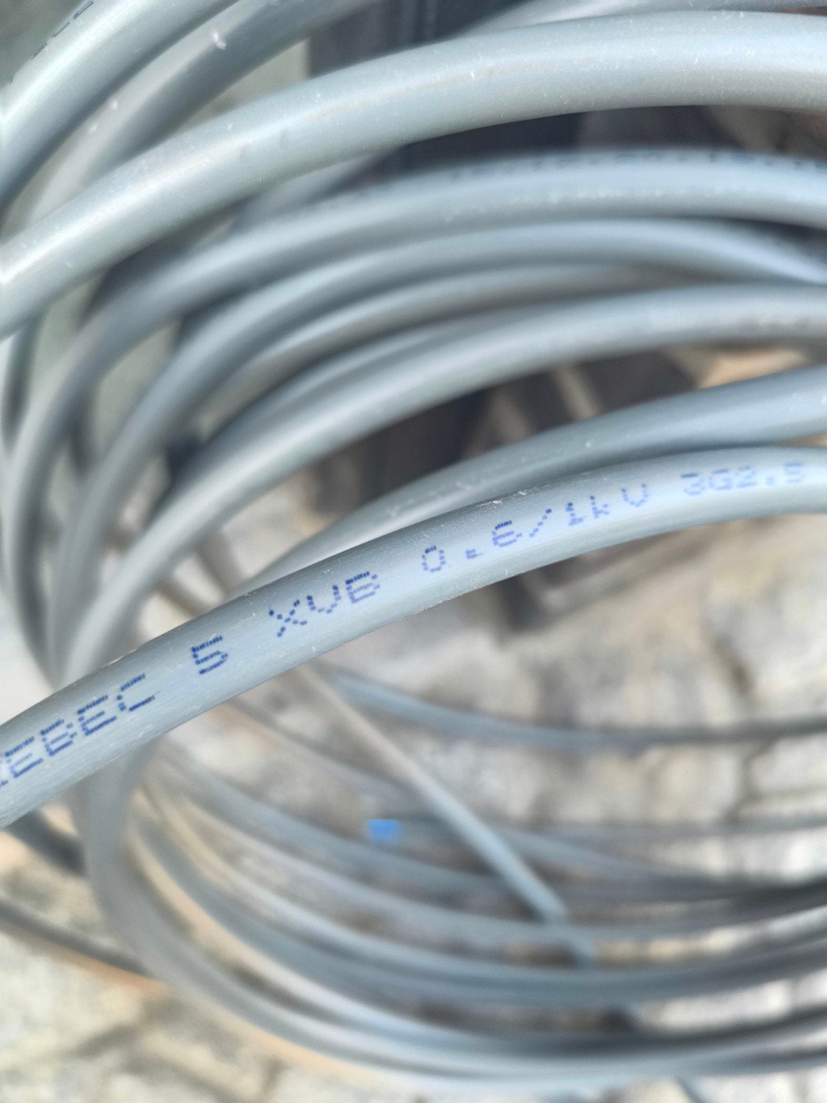 XVB electriciteits kabel ., Doe-het-zelf en Bouw, Ophalen of Verzenden
