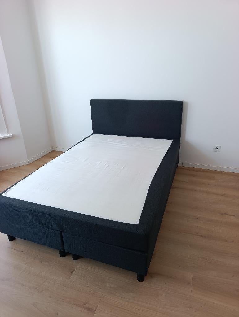 Boxspring 140x200 Levering GRATIS €165  0488790706, Ophalen, Gebruikt, Tweepersoons, 140 cm