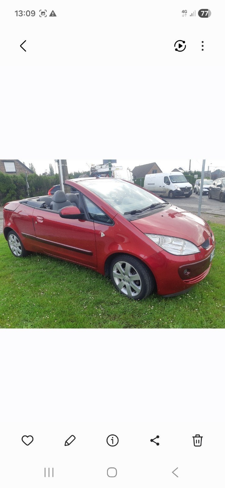 mitsubishi colt czc cabriolet., Autos, Achat, Entreprise, Cabriolet, Colt