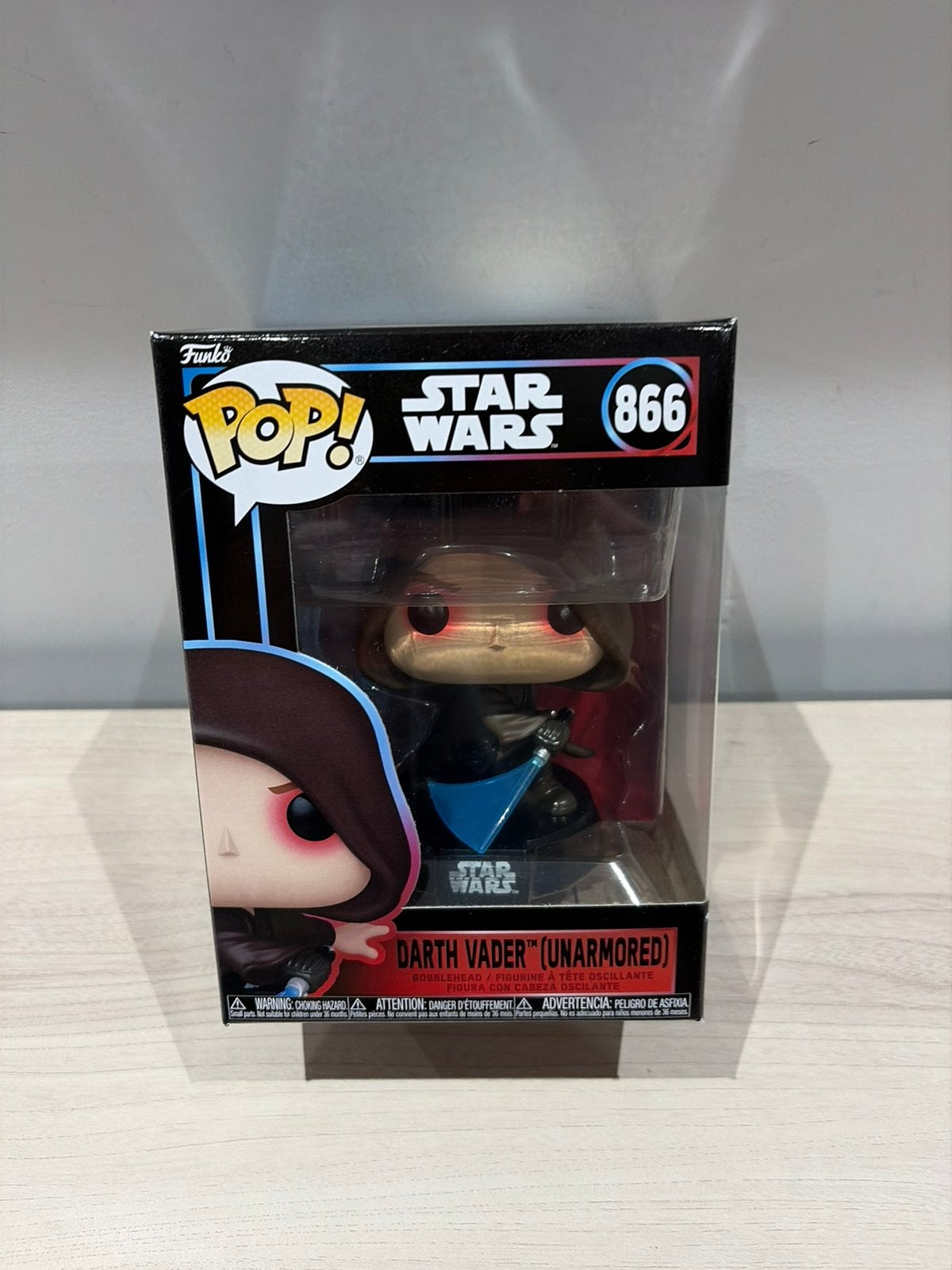 Funko Pop! Star Wars #866 – Darth Vader (Unarmored) – Vinyl, Enlèvement ou Envoi, Comme neuf