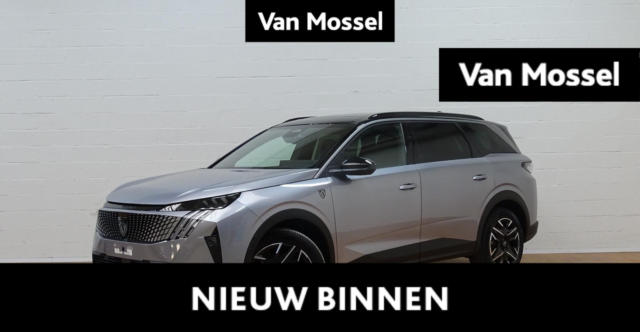 Peugeot 5008 1.2 HYBRID 145 e-DSC6 GT+pano dak + 7 seats, Auto's, Stof, Gebruikt, 1700 kg, Bedrijf