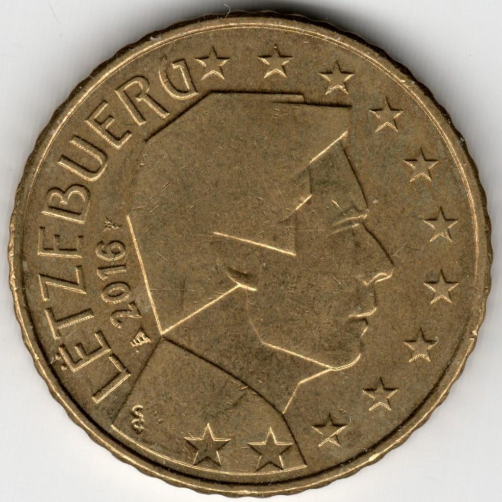 Luxemburg : 50 Cent 2016 KM#91 Ref 16722, Postzegels en Munten, Ophalen of Verzenden, Luxemburg, 50 cent, Losse munt