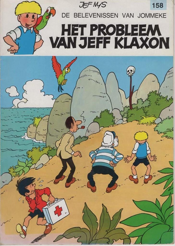 strip jommeke : het probleem van jeff klaxon, Eén stripboek, Verzenden, Nieuw, Jef Nys.