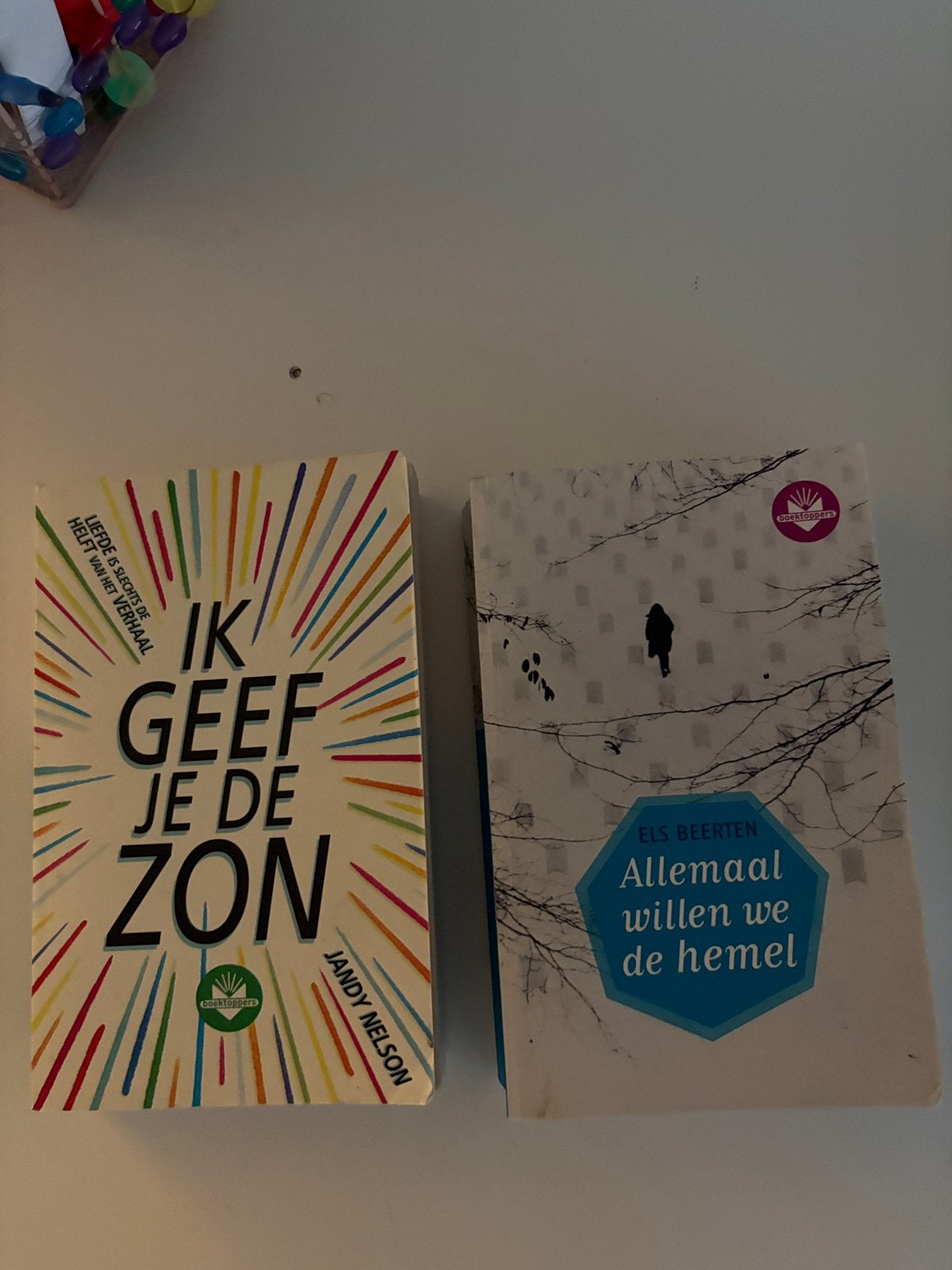 Ik geef je de zon/ Allemaal willen we de hemel, Boeken, Ophalen, Zo goed als nieuw