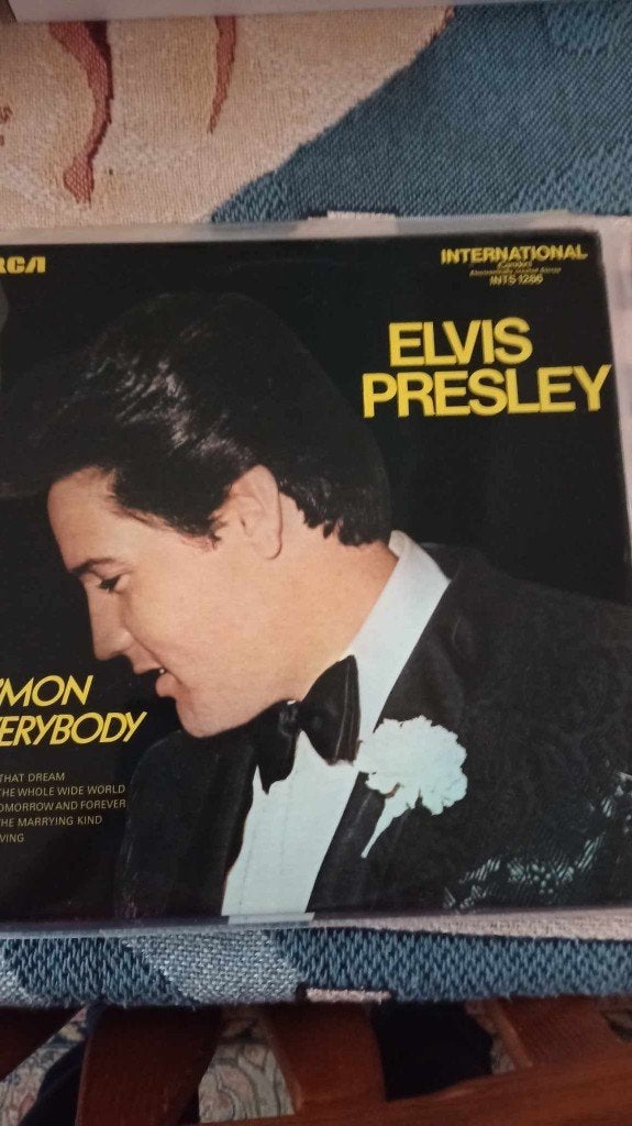 Elvis lp, c'mon everybody, Engelse persing., LP, Gebruikt, Ophalen of Verzenden, Beschermende buitenhoes