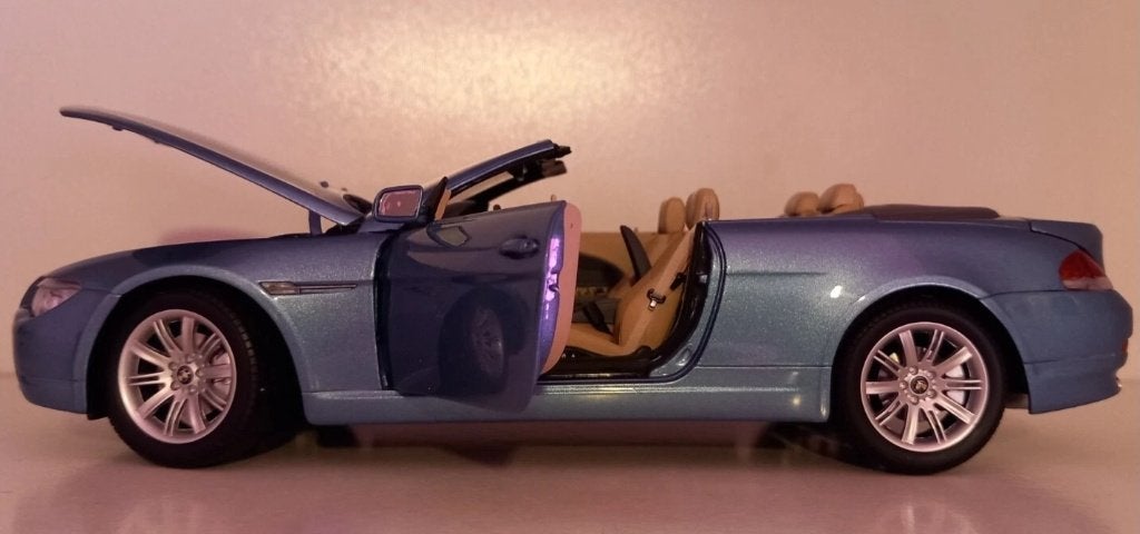 1/18 BMW E64 645Ci Convertible 2005 Kyosho Dealer, Hobby en Vrije tijd, Modelauto's | 1:18, Ophalen of Verzenden, Nieuw, Auto