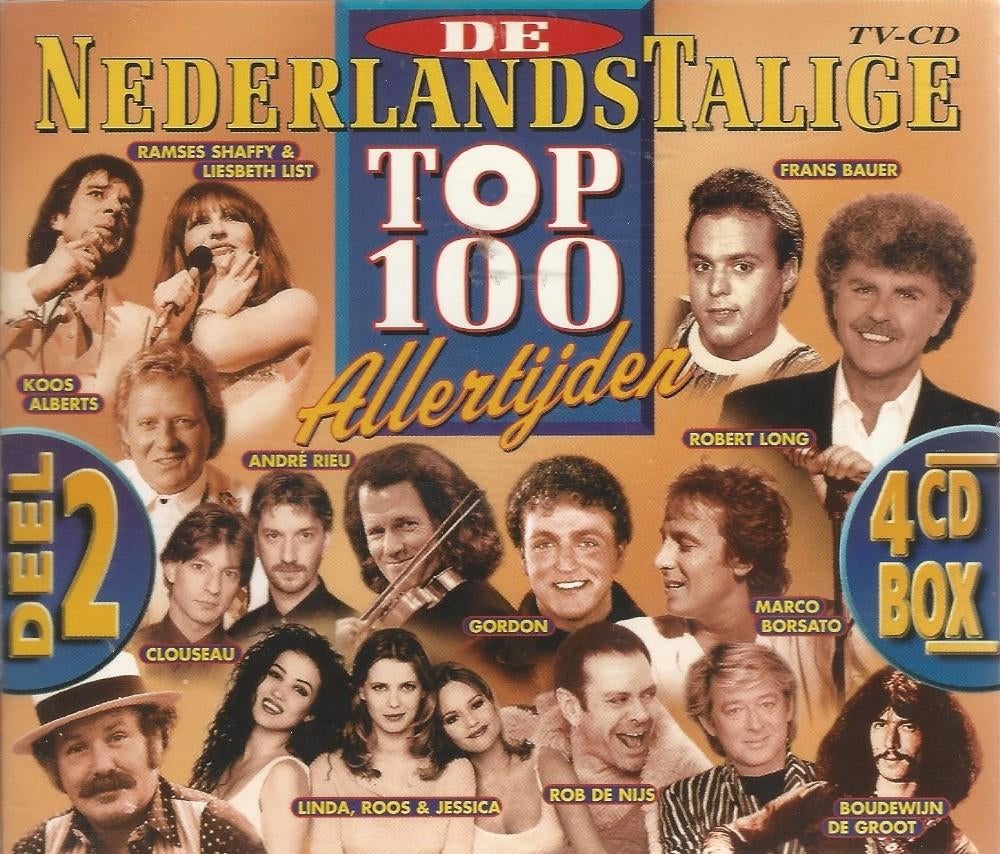 4CD-BOX * DE NEDERLANDSE TOP 100 ALLERTIJDEN - Deel 2, CD & DVD, CD | Néerlandophone, Comme neuf, Enlèvement ou Envoi