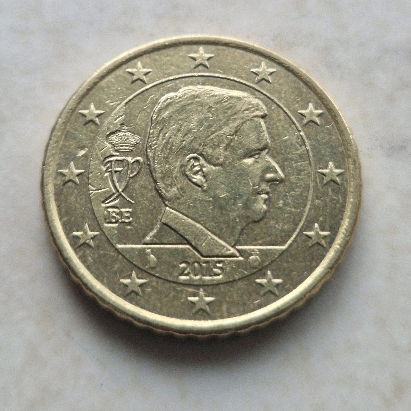 2015, Belgium , 50 Euro Cent Coin, Ophalen of Verzenden