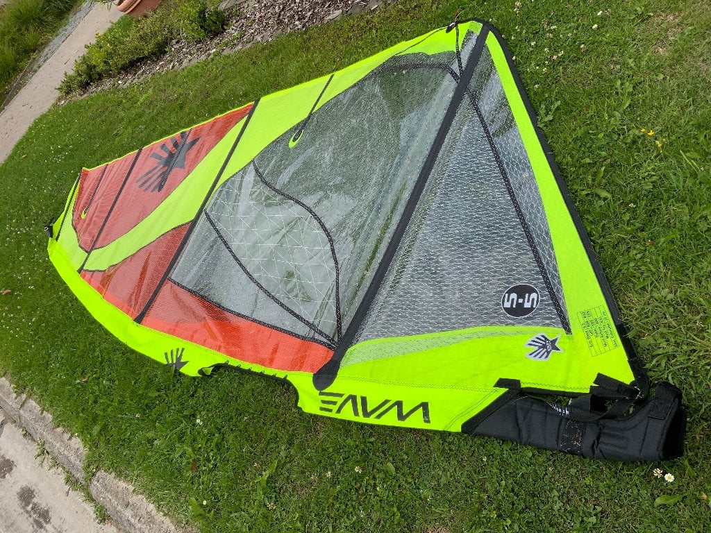 Surfzeil, Watersport en Boten, Ophalen, Met draagtas, 5 tot 6.5 m², Zo goed als nieuw
