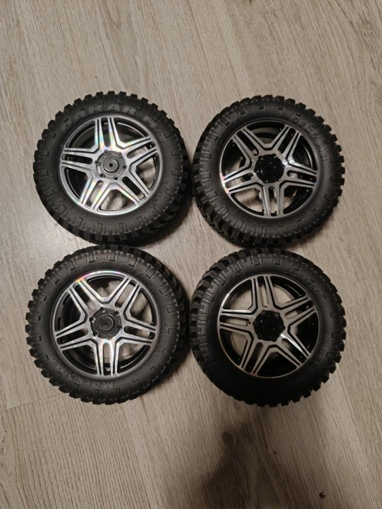 Markma Dakar 2.6 banden en velgen, Auto offroad, Nieuw, RTR (Ready to Run), Overige schalen