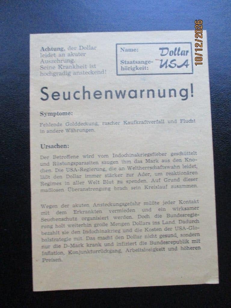 Brochure russe sur la guerre froide, Enlèvement ou Envoi
