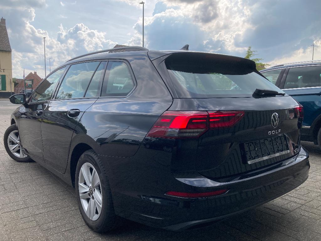 Golf Variant eTSI 110pk MHEV -AUTOMAAT -GPS -AC -App -ACC, Auto's, Stof, Bluetooth, Zwart, 5 deurs
