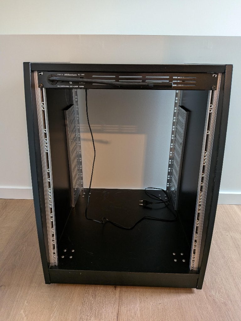 Studio rack 19inch 14U, Musique & Instruments, Boîtiers & Valises, Utilisé, Enlèvement