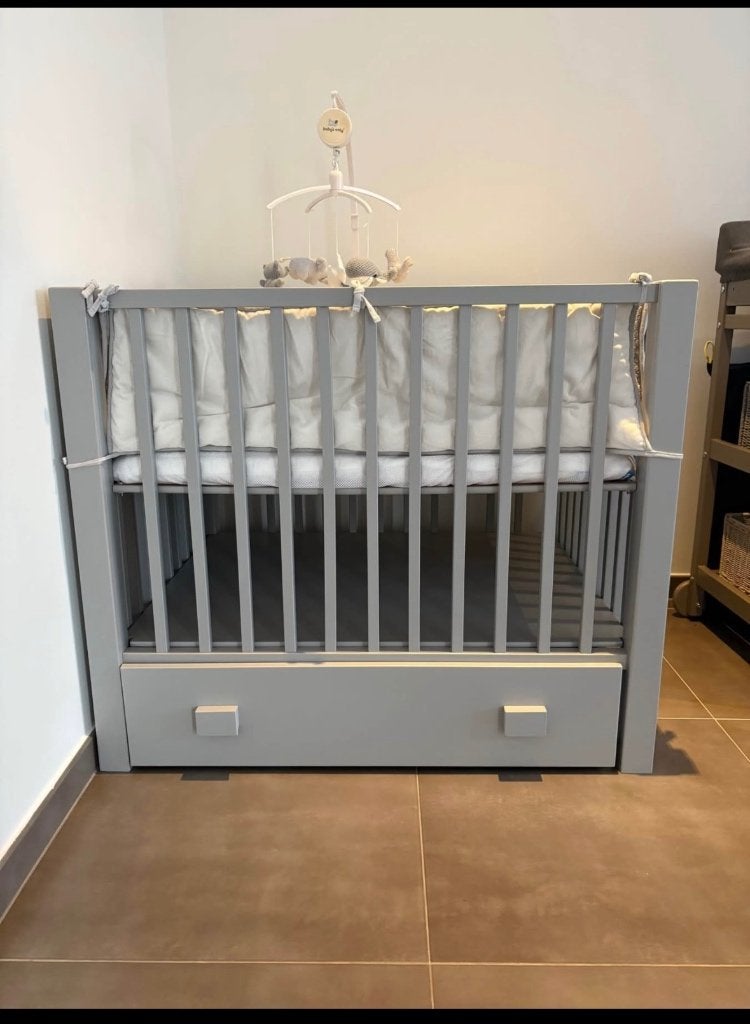 Park baby met lade, Ophalen, Zo goed als nieuw, Vierkant, In hoogte verstelbaar