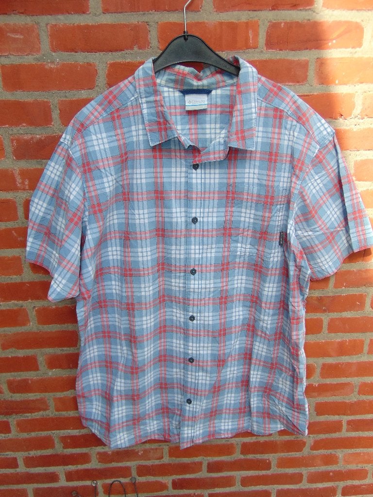 Hemd Columbia, Vêtements | Hommes, Chemises, Enlèvement ou Envoi, Porté, Bleu, Tour de cou 43/44 (XL)
