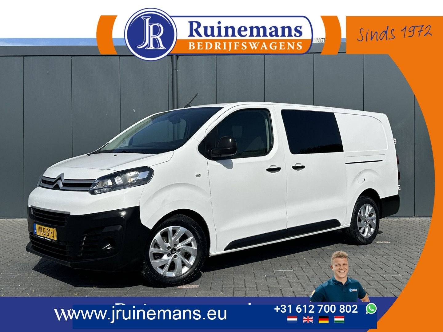 Citroën Jumpy 2.0 BlueHDI 180 PK / AUTOMAAT / L3H1 / DUBBEL, Achat, 199 g/km, Citroën, Carnet d'entretien