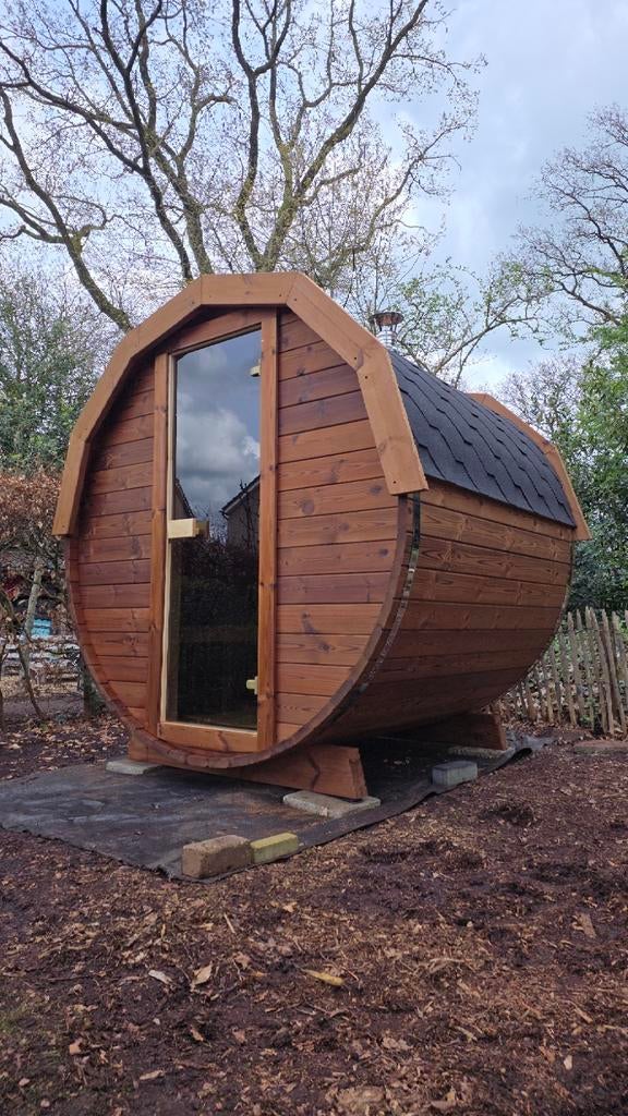 2M Barrel Sauna Gratis Levering en Plaatsing, Ophalen of Verzenden