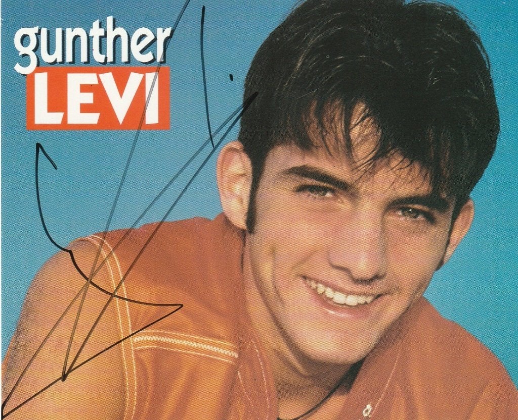 Gunther Levi - foto met handtekening - 1994, Enlèvement ou Envoi, Comme neuf, Photo ou Carte, Signé